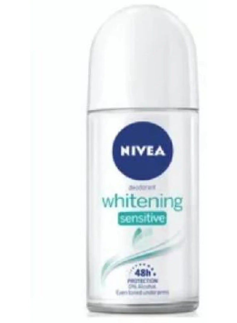 NIVEA Deodorant Roll-On Combo, Deep Impact, Fresh Natural, Whitening Sensitive, 50 Ml Each Deodorant Roll-on - For Men & Women (150 ml, Pack of 3) - Image 4